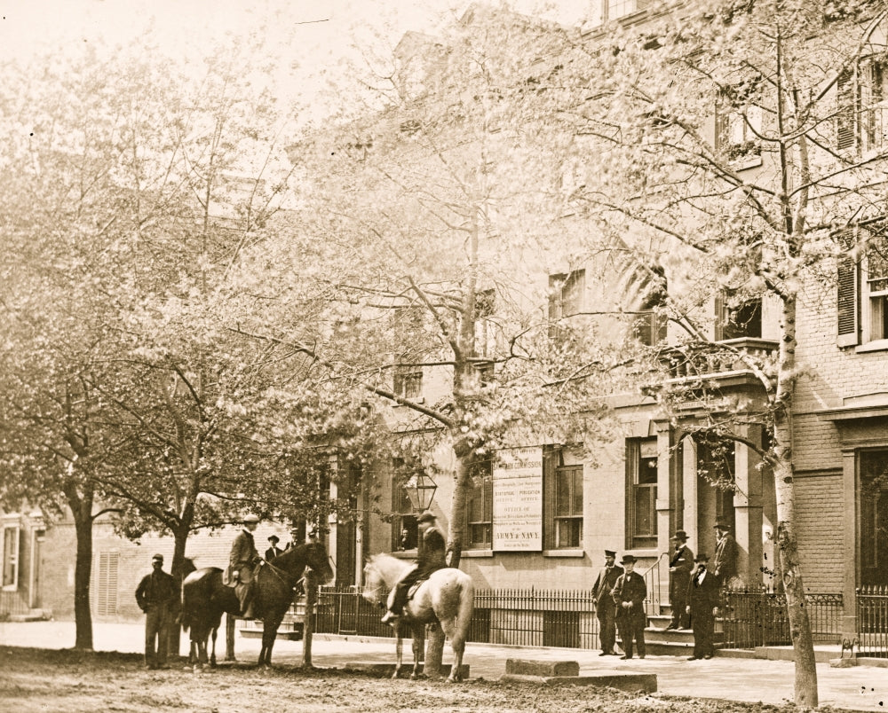 Central Office of Sanitary Commission Poster Print showcasing historical significance.