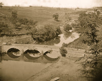 Antietam Bridge Poster Print showcasing beautiful landscape artwork