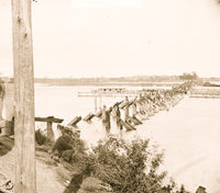 Virginia Ruins of the Bridge on Richmond & York River Railroad Poster Print