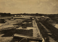 Fort Carroll Mounted Guns and Ammunition Poster Print featuring historical military fortifications.