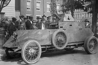 U.S. Army Armored Truck with Machine Gun Poster Print