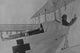 Airplane Ambulance with Stretcher Poster Print featuring a Red Cross plane.