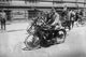 Cop Rides a Police Mobile Motorcycle Machine Gun Poster Print