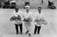 Thanksgiving Chefs Poster Print with pies, apples, and turkey.
