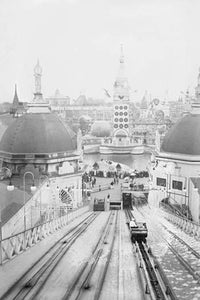 Luna Park funicular at Coney Island Poster Print