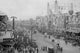 Surf Avenue at Coney Island poster print featuring shops and tourists.
