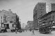 Trolleys & Pedestrians on Main Street in Buffalo, New York Poster Print