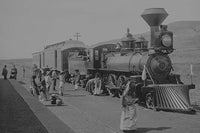 Mexican Central Railway Train at Station Poster Print
