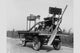 Wheeled Vehicle with Mounted Propeller Poster Print showcasing innovative design.