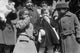 Black & White Children at Easter Egg Rolling at the White House Poster Print
