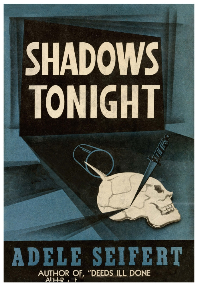 Shadows Tonight book cover art poster print featuring stunning design.