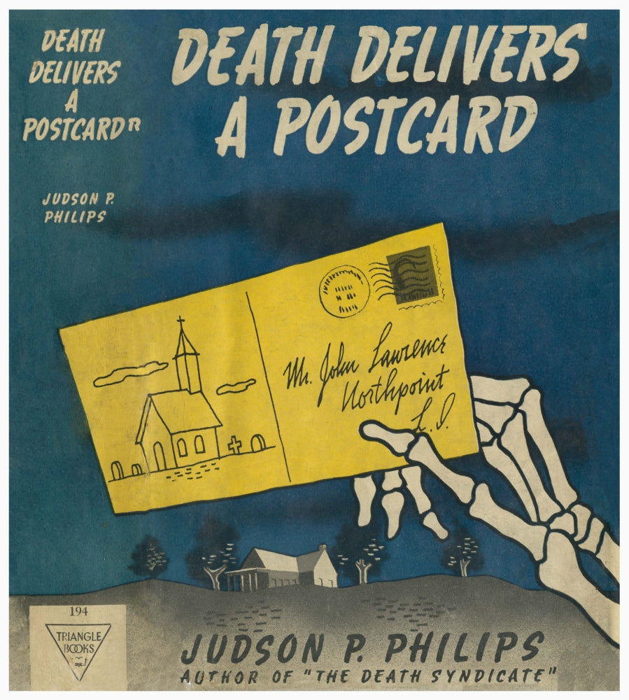 Death Delivers a Postcard Poster Print Cover Art