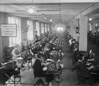 Bonus Bureau Computing Division Poster Print showcasing modern computing design