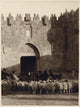 Flocking Sheep Before the Jerusalem Damascus Gate Poster Print