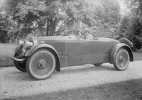 Woman Driver in Fancy Rolls Royce Poster Print showcasing luxury and elegance.