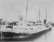 Great Lakes Ship Iced Over Poster Print showcasing winter scenery.