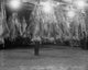 Abattoir with Beef Hanging in Freezer Poster Print