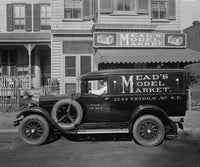 Mead's Model Market Poster Print showcasing vintage market charm.
