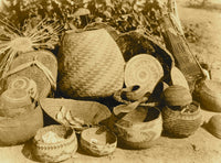 Karok Baskets Poster Print showcasing vibrant colors and intricate designs.