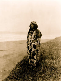 Dorothy Lopez Williams poster print featuring a hillside view of the Pacific Ocean.