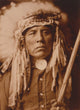 Apsaroke Man Half-Length Portrait Poster Print