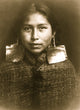 Tsawatenok Girl Head and Shoulders Portrait Poster Print