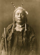 Eagle Child Half-Length Portrait Poster Print featuring an Atsina man.
