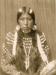 Kalispel Indian Woman Portrait Poster Print showcasing indigenous culture.