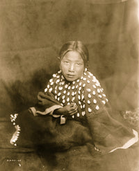 The Sioux Child Poster Print showcasing Native American culture