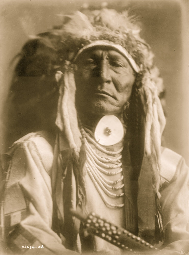 Crow Man head-and-shoulders portrait poster print.
