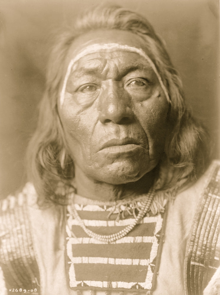 Crow Man head-and-shoulders portrait poster print.