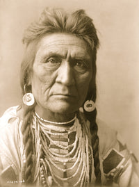 Crow Man head-and-shoulders portrait poster print