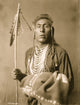 Crow Man head-and-shoulders portrait poster print