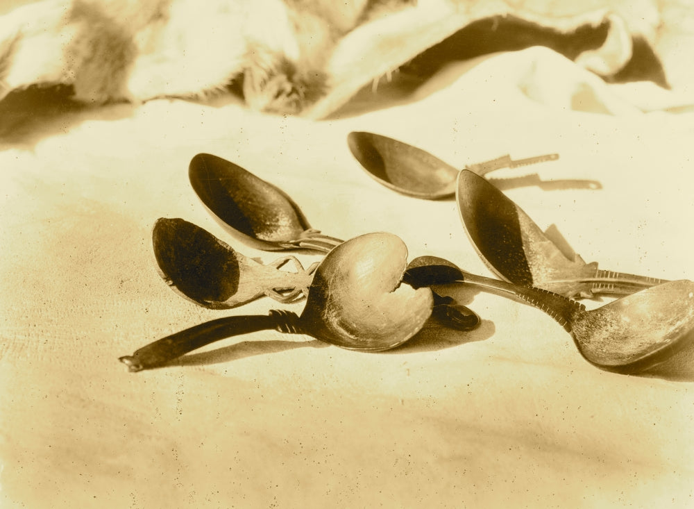 Elk-Horn Spoons Tolowa Poster Print showcasing stunning artwork.