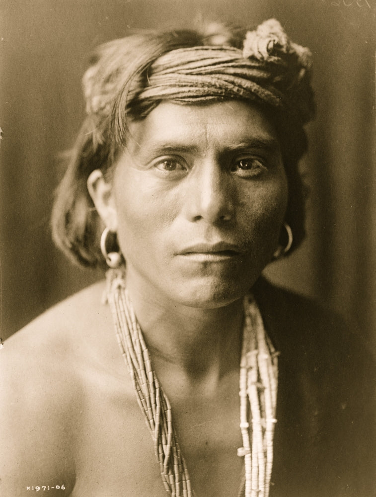 Nova head-and-shoulders portrait poster print featuring a Walpi man.