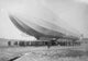 Blimp Zeppelin No. 3 on Ground Poster Print showcasing vintage aviation.