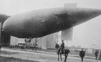 Naval Airship Parseval Poster Print showcasing a vintage aircraft design.
