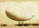 T.C. Army Airship Poster Print showcasing vintage aviation art.