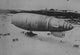 Navy Dirigible Poster Print featuring a vintage dirigible