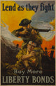 Soldiers in Battle Poster Print depicting soldiers firing their weapons