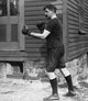 Fredrick Parks British Heavyweight Poster Print showcasing boxing action.