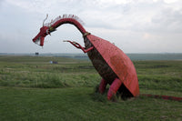 Prehistoric Monster Poster Print from Porter Sculpture Park