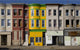 Row Houses in Baltimore, Maryland Poster Print showcasing urban architecture.