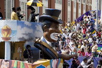 Mardi Gras Parade Poster Print showcasing vibrant New Orleans culture