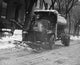 Tanker Street Cleaning vehicle with front end plow poster print