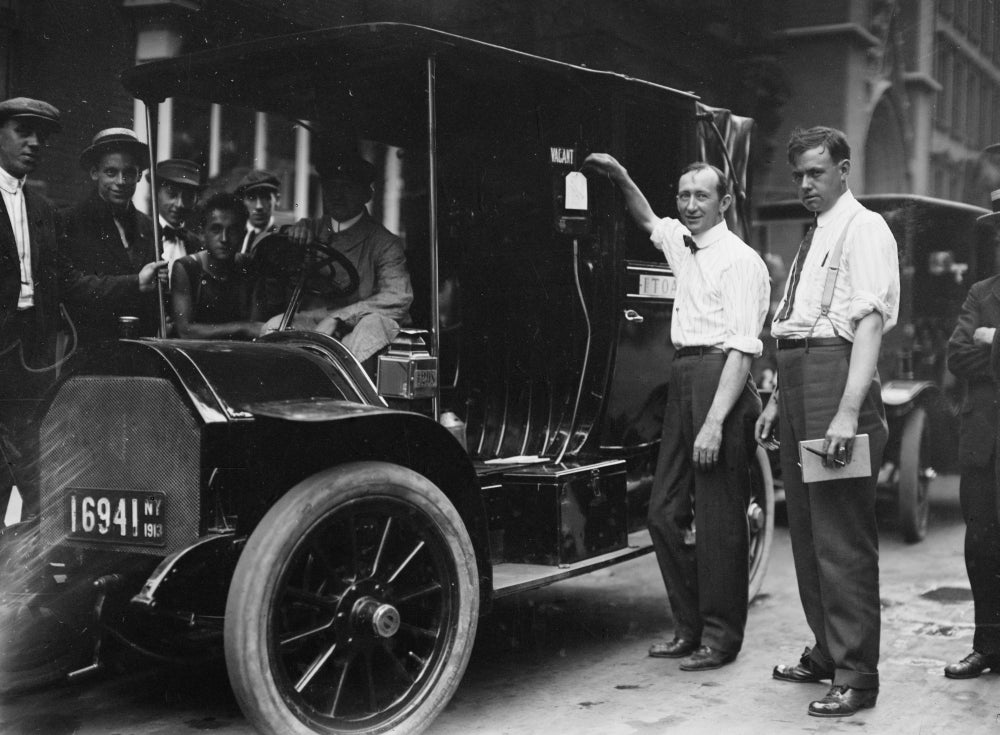 New York City Taxicab Regulation Poster Print from 1913