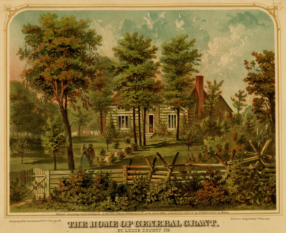 Home of General Grant Poster Print featuring St. Louis, MO.