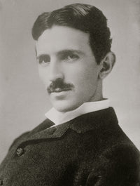 Nicola Tesla Poster Print showcasing the iconic inventor.
