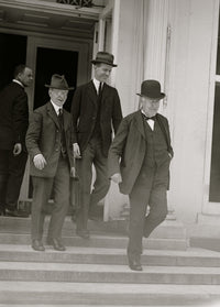 Thos. Edison at the White House Poster Print, historic artwork