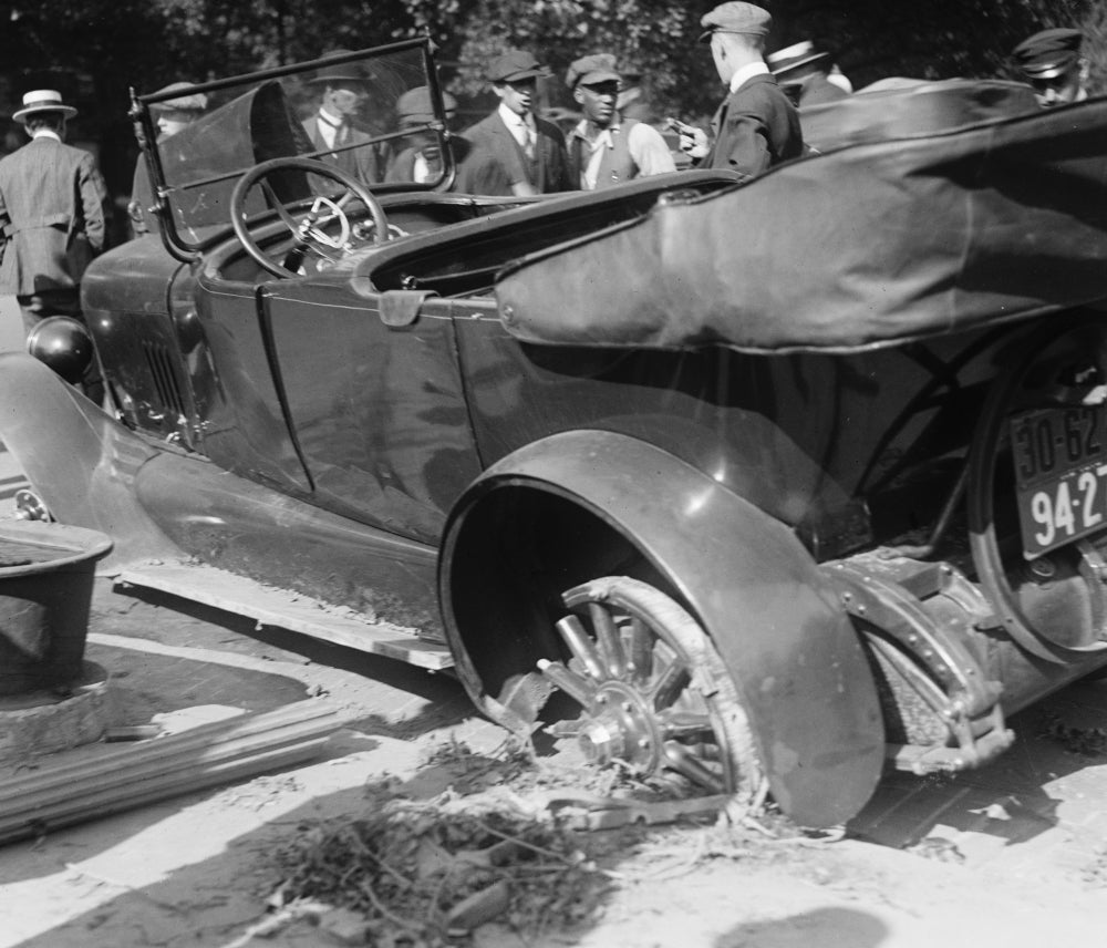 Automobile Accidents Poster Print - 18 x 24 inches, perfect for home decor.